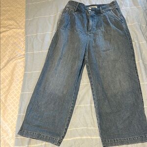 Madewell Blue Cropped Ankle Jeans